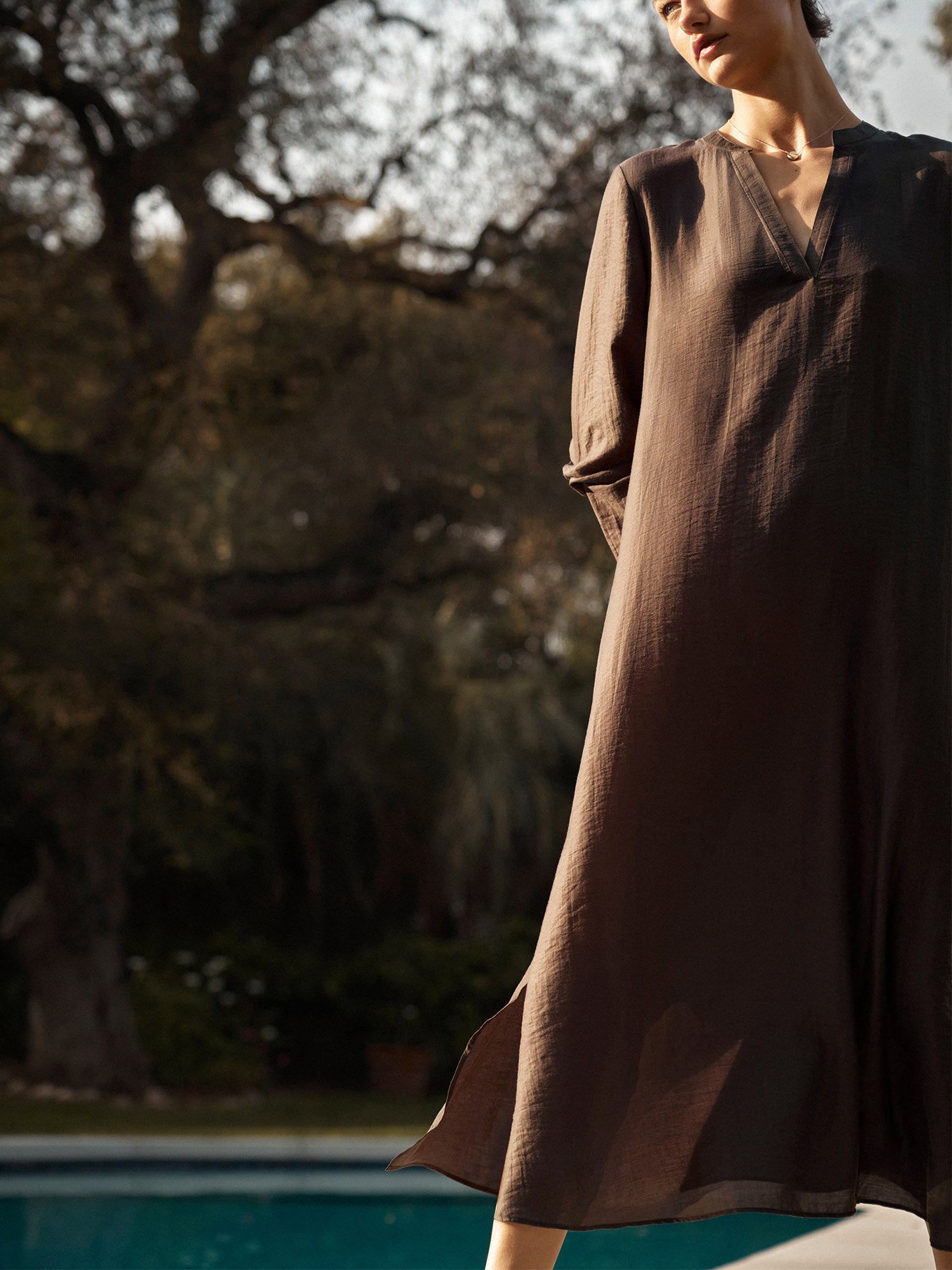 The Sedna Voile Kaftan