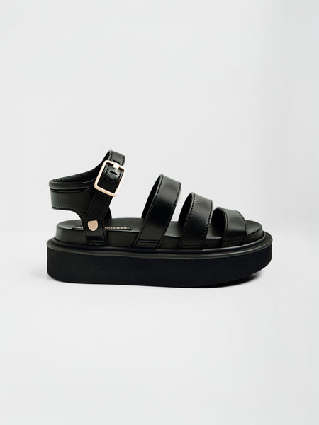 Women's Seoul Leather Sandal in Black Onyx | Brochu Walker