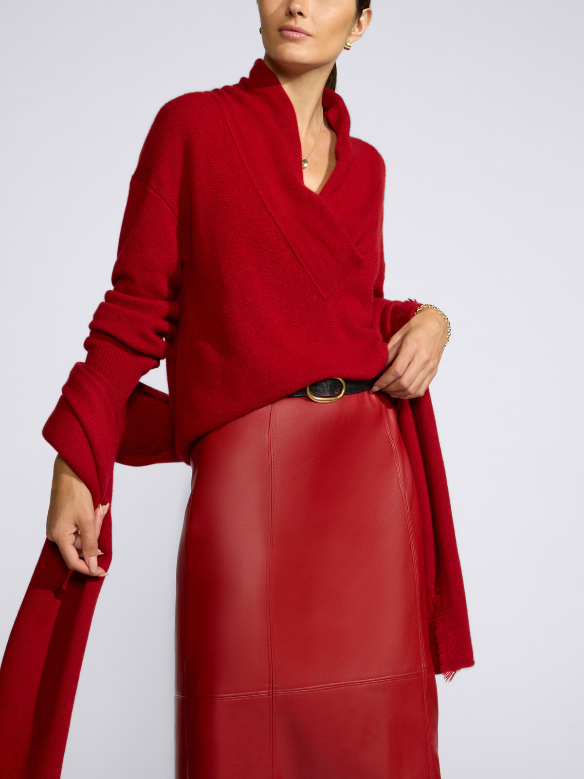 The Tobi Wrap Cashmere Sweater, image 10 of 11