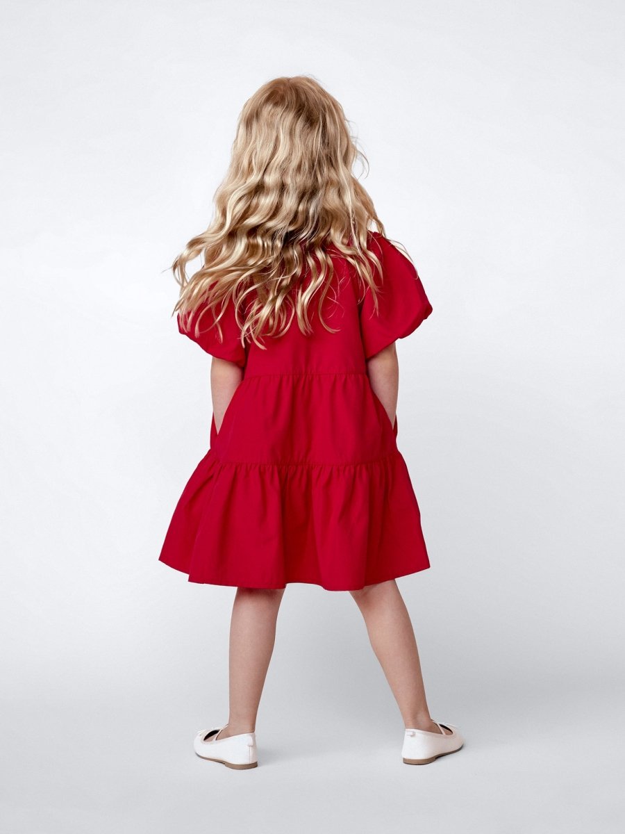 mini little red dress Women's Girls Havana Mini in Carmine Red | Brochu Walker 6