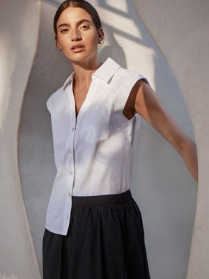 The Elias Sleeveless Shirt