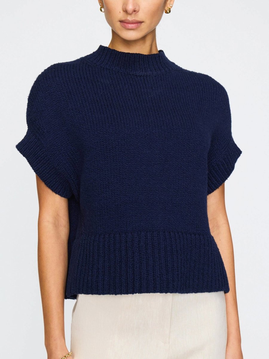 Women's Adriane Sweater in Navy | Brochu Walker