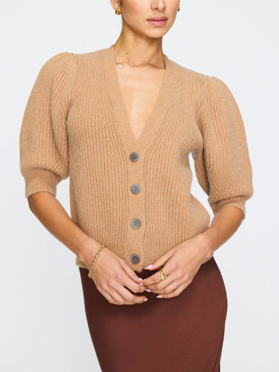 Women's Jude Cardigan in Camel | Brochu Walker