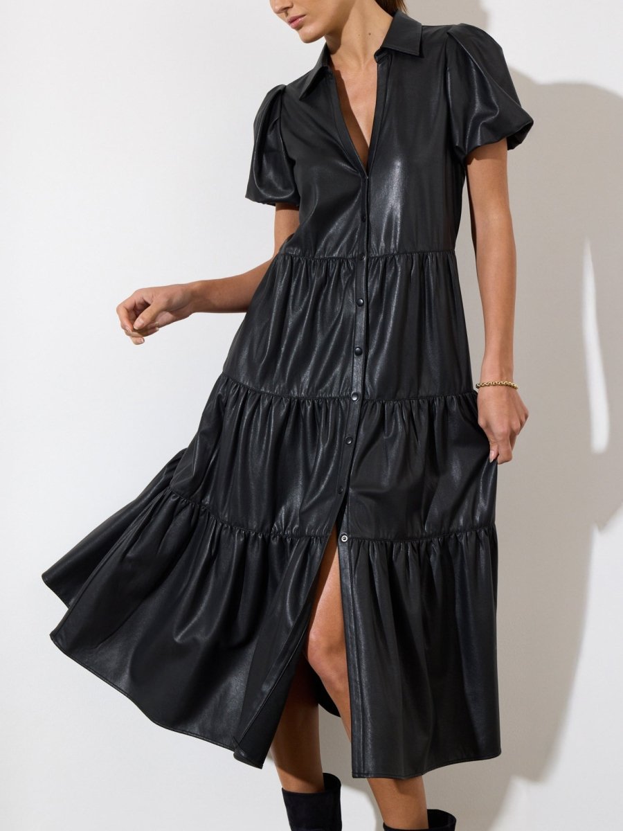 Havana Vegan Leather Dress