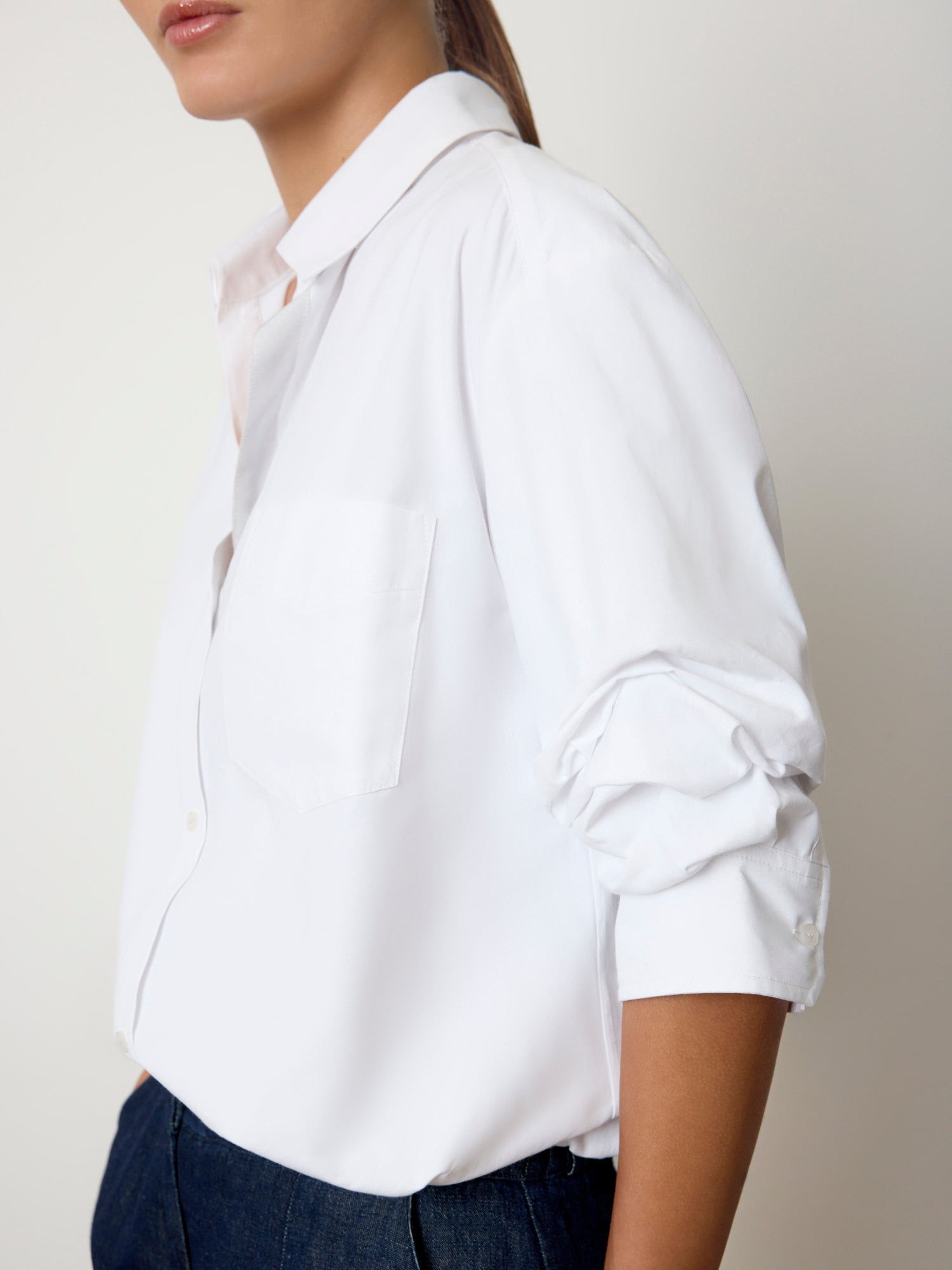 Women's Jade Shirt in Salt White | Brochu Walker