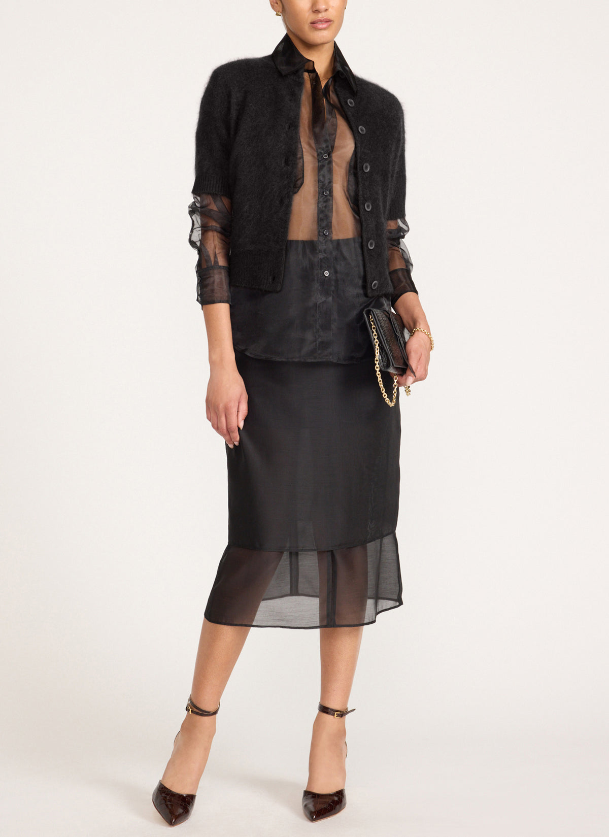 The Brushed Cashmere Rhea Cardigan, image 8 of 13