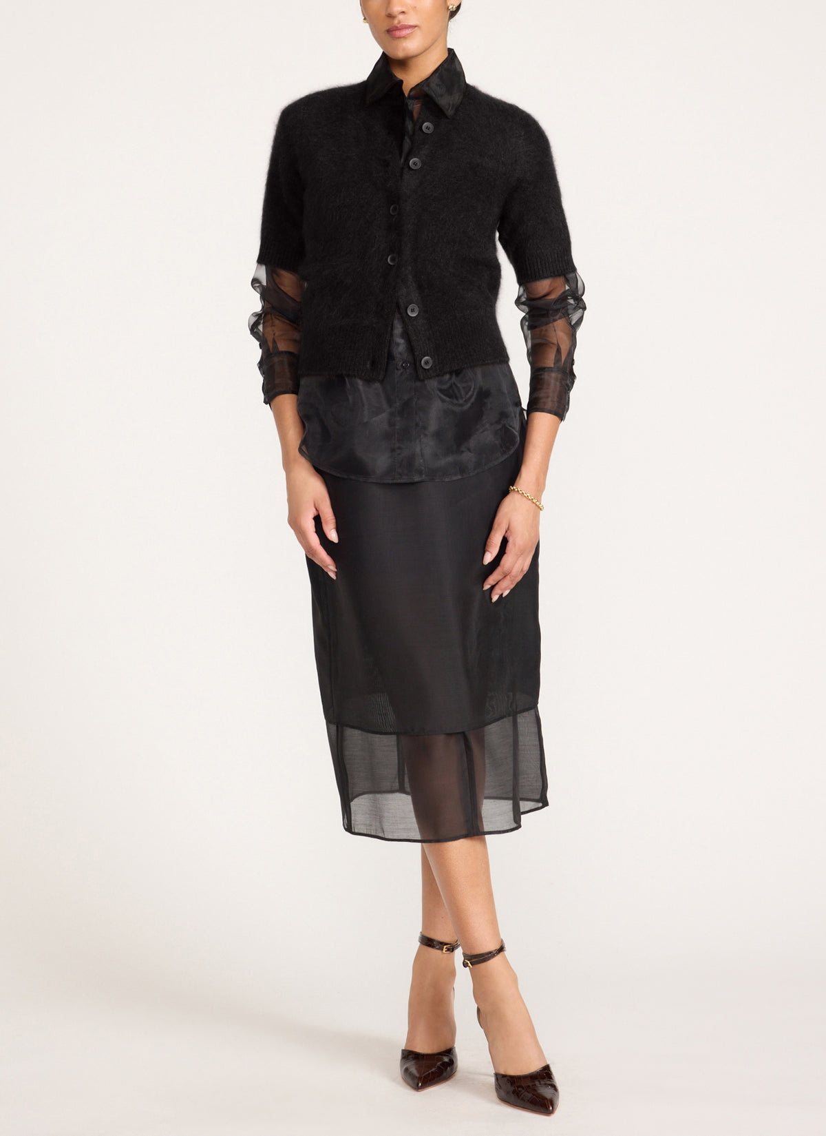 The Brushed Cashmere Rhea Cardigan, image 10 of 13