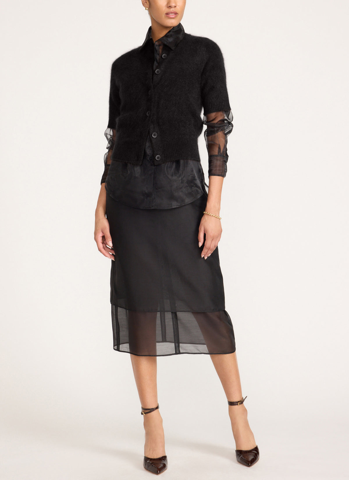 The Brushed Cashmere Rhea Cardigan, image 6 of 13