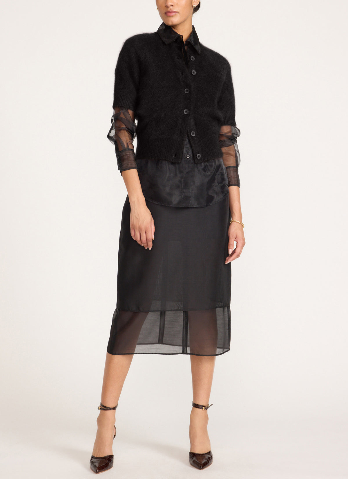 The Brushed Cashmere Rhea Cardigan, image 11 of 13