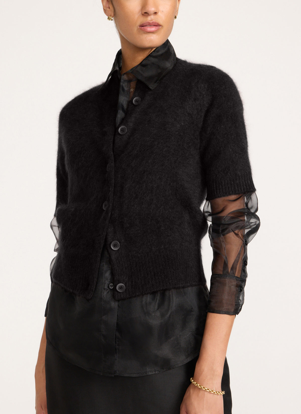 The Brushed Cashmere Rhea Cardigan, image 5 of 13