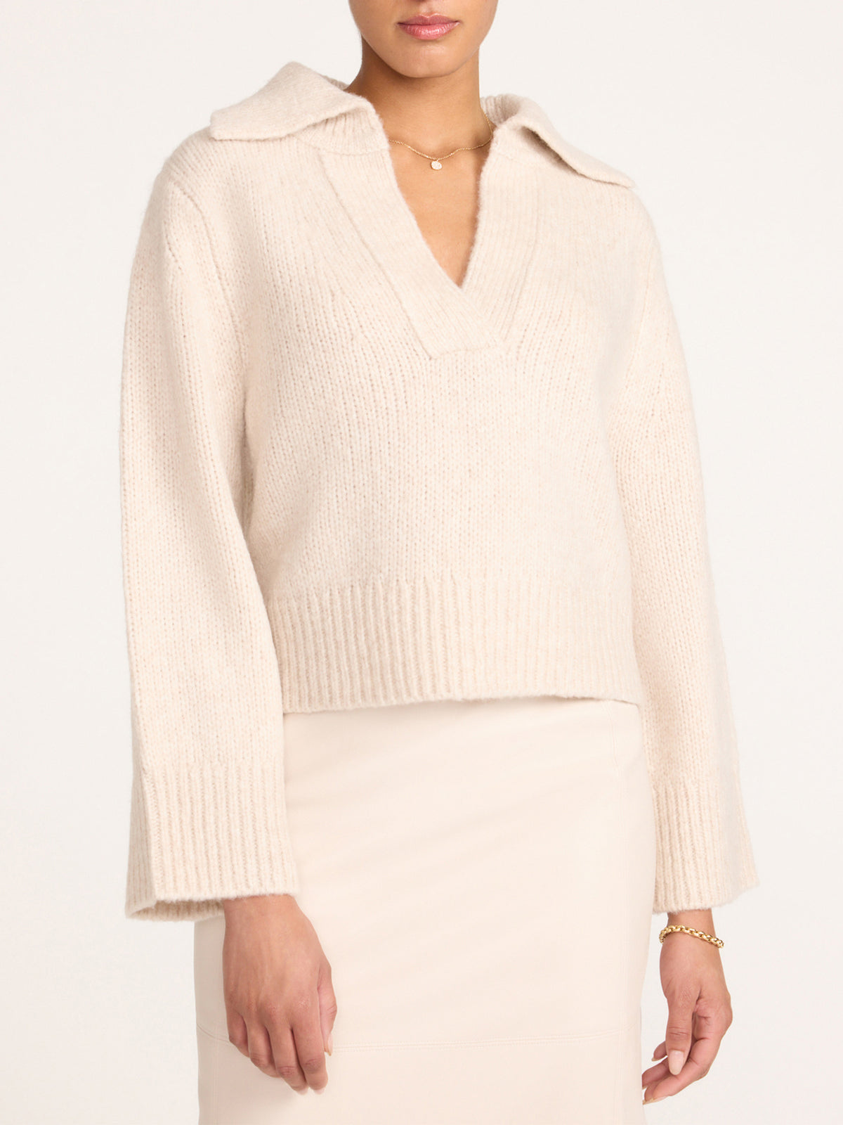 The Carson Pullover in Haze Mélange