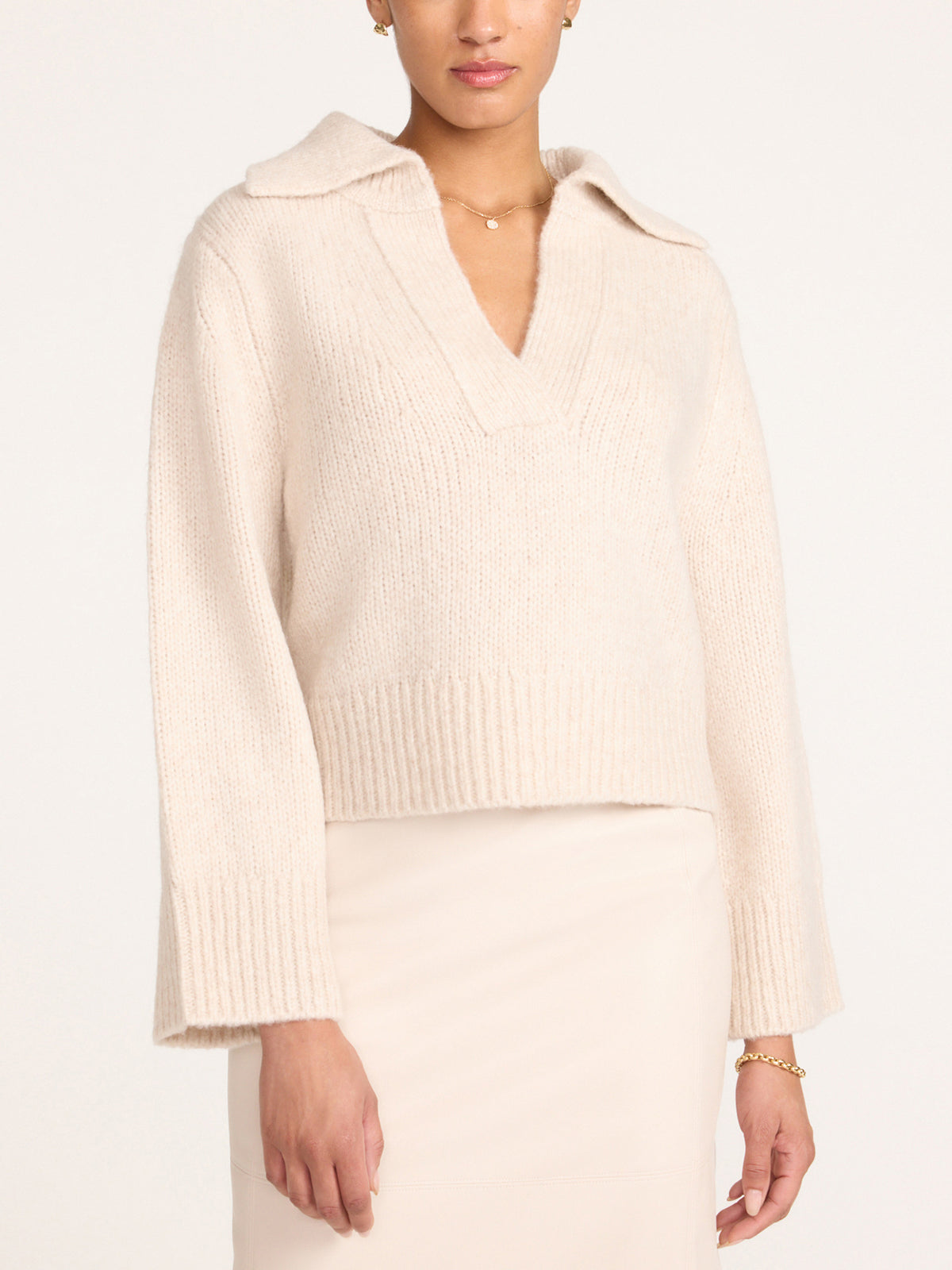The Carson Pullover in Haze Mélange