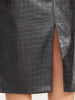 The Esme Croco Embossed Skirt