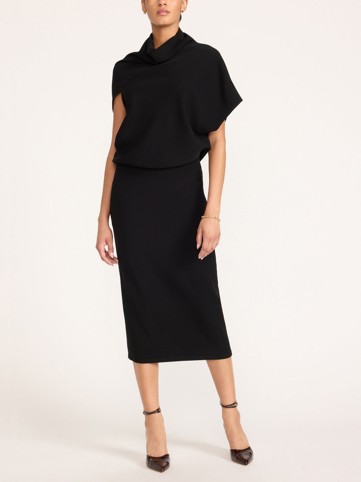 The Hira Dress in Black Onyx