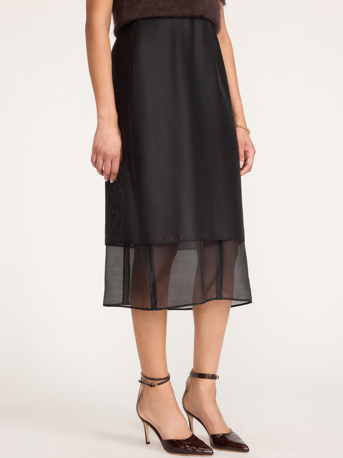 The Kieran Skirt in Black Onyx