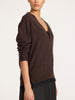 The Lace Vee Looker Pullover