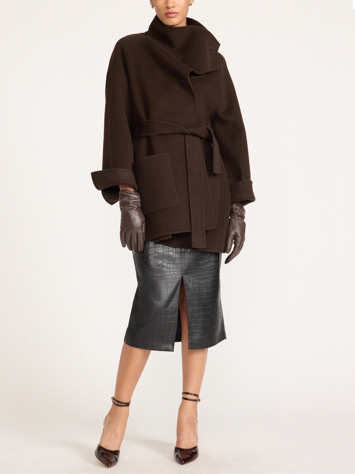 The Gia Leather Gloves, image 5 of 6