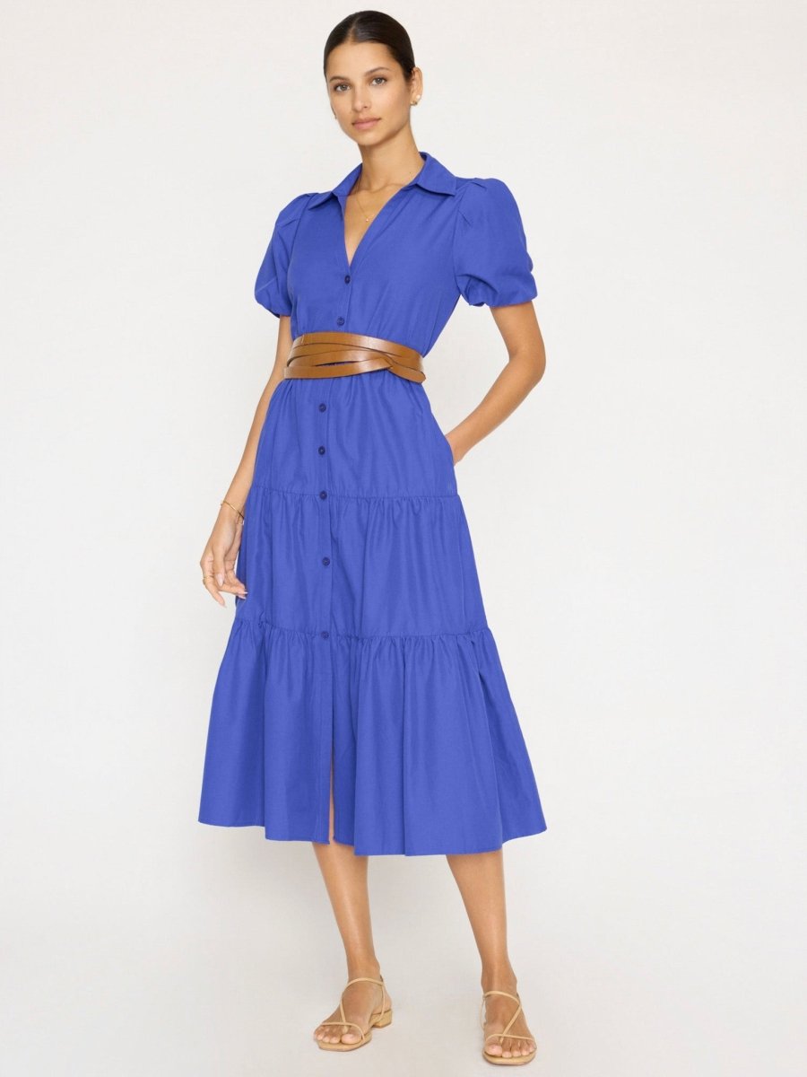 Women's Havana Dress in Cobalt Blue | Brochu Walker XS Women's Havana Dress in Cobalt Blue | Brochu Walker XS