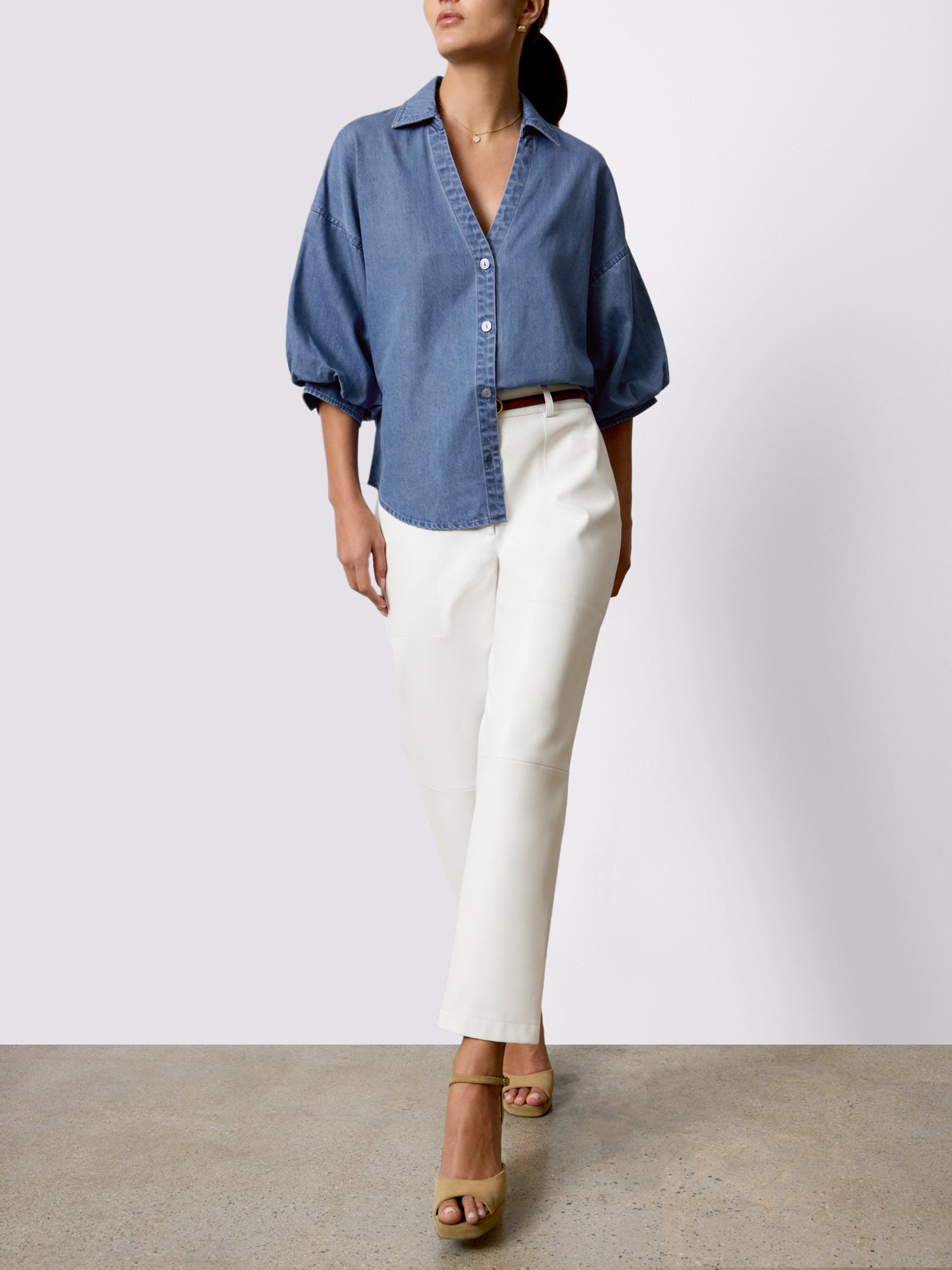 The Stone Pant Salt in White – Brochu Walker