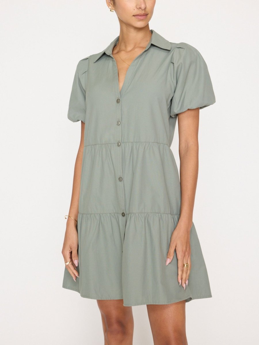 Green Havana Mini Dress Agave | Brochu Walker S | Agave Green Havana Mini Dress Agave | Brochu Walker S | Agave