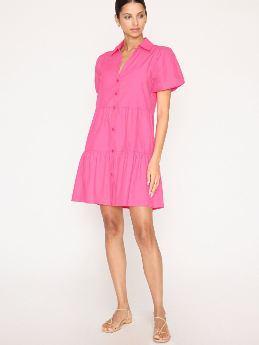 Brochu Walker - Havana Mini Dress in Hot Pink M Brochu Walker - Havana Mini Dress in Hot Pink M