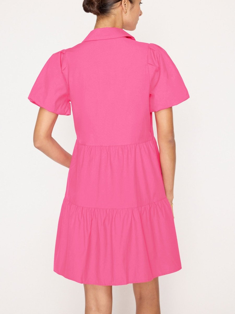 Brochu Walker - Havana Mini Dress in Hot Pink M Brochu Walker - Havana Mini Dress in Hot Pink M