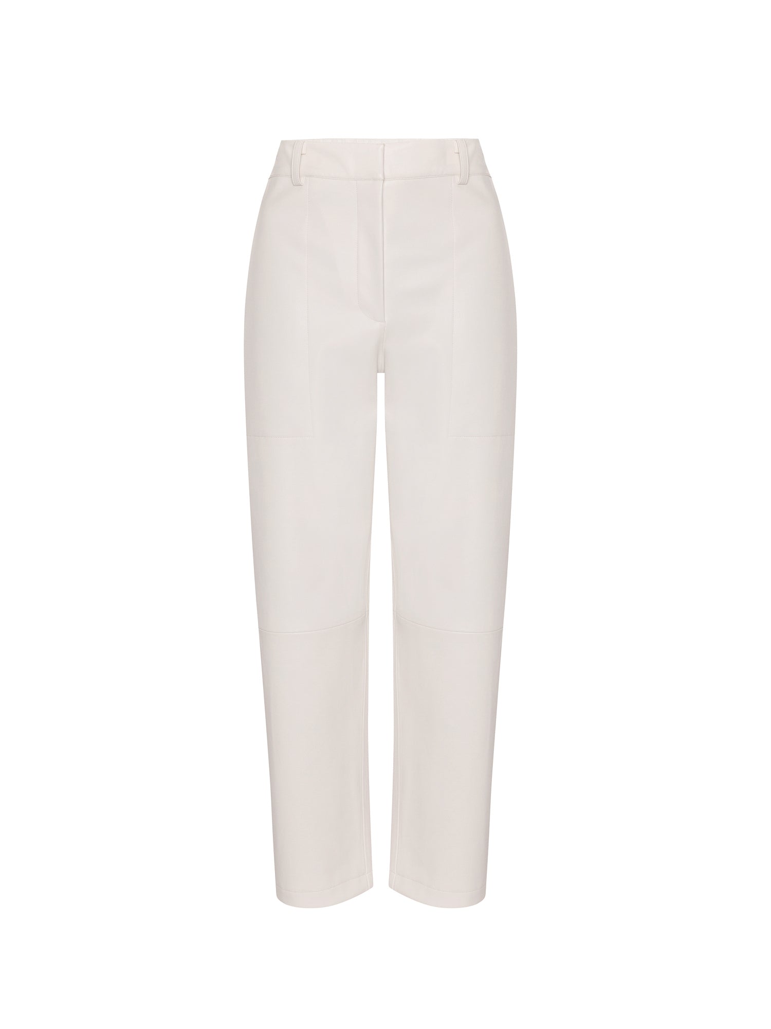 Women's Vegan Leather Pant in Pearl | Brochu Walker
