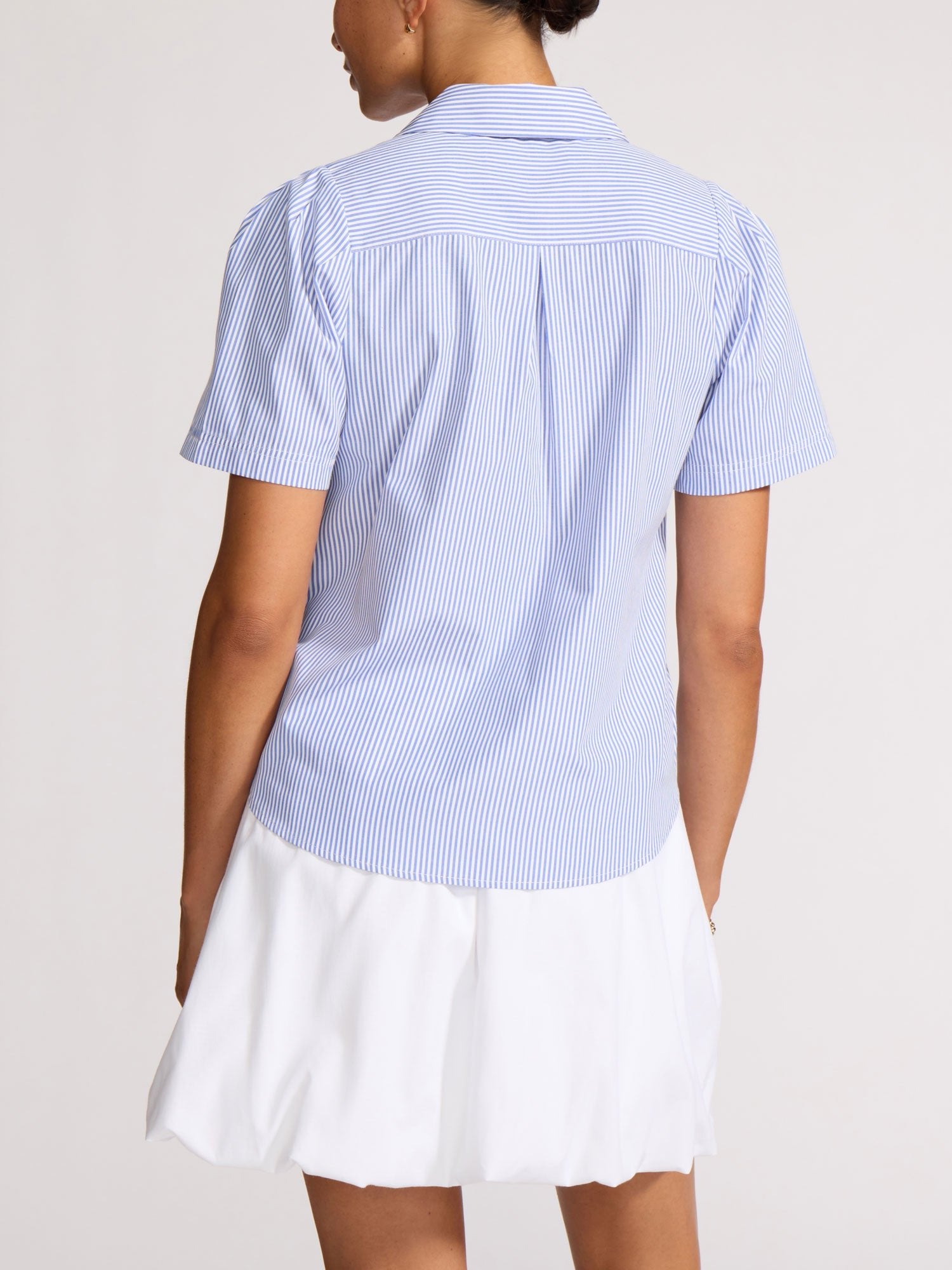 Women's Alina Top in Blue Stripe | Brochu Walker