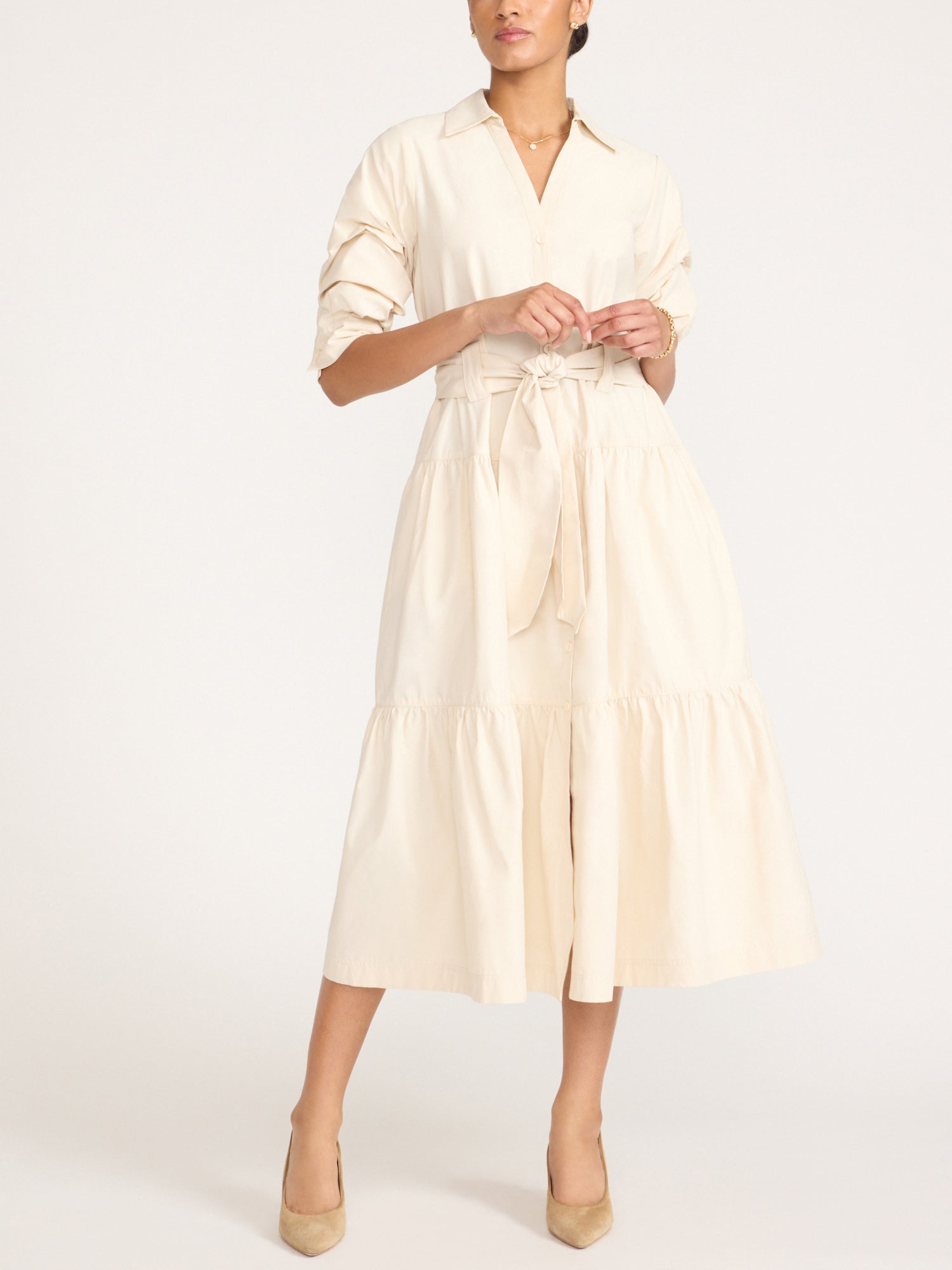 ana shirt dress Anna Shirt Dress / Black / M