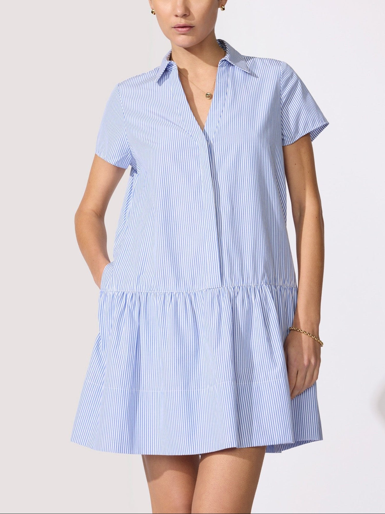 Brochu Walker Antibes Dress in Baby Blue