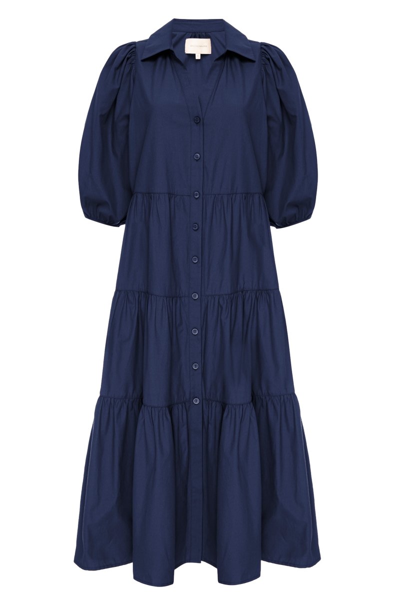 Women's Antigua Dress in Navy| Brochu Walker