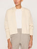 Asher ivory Cardigan Sweater front view 2