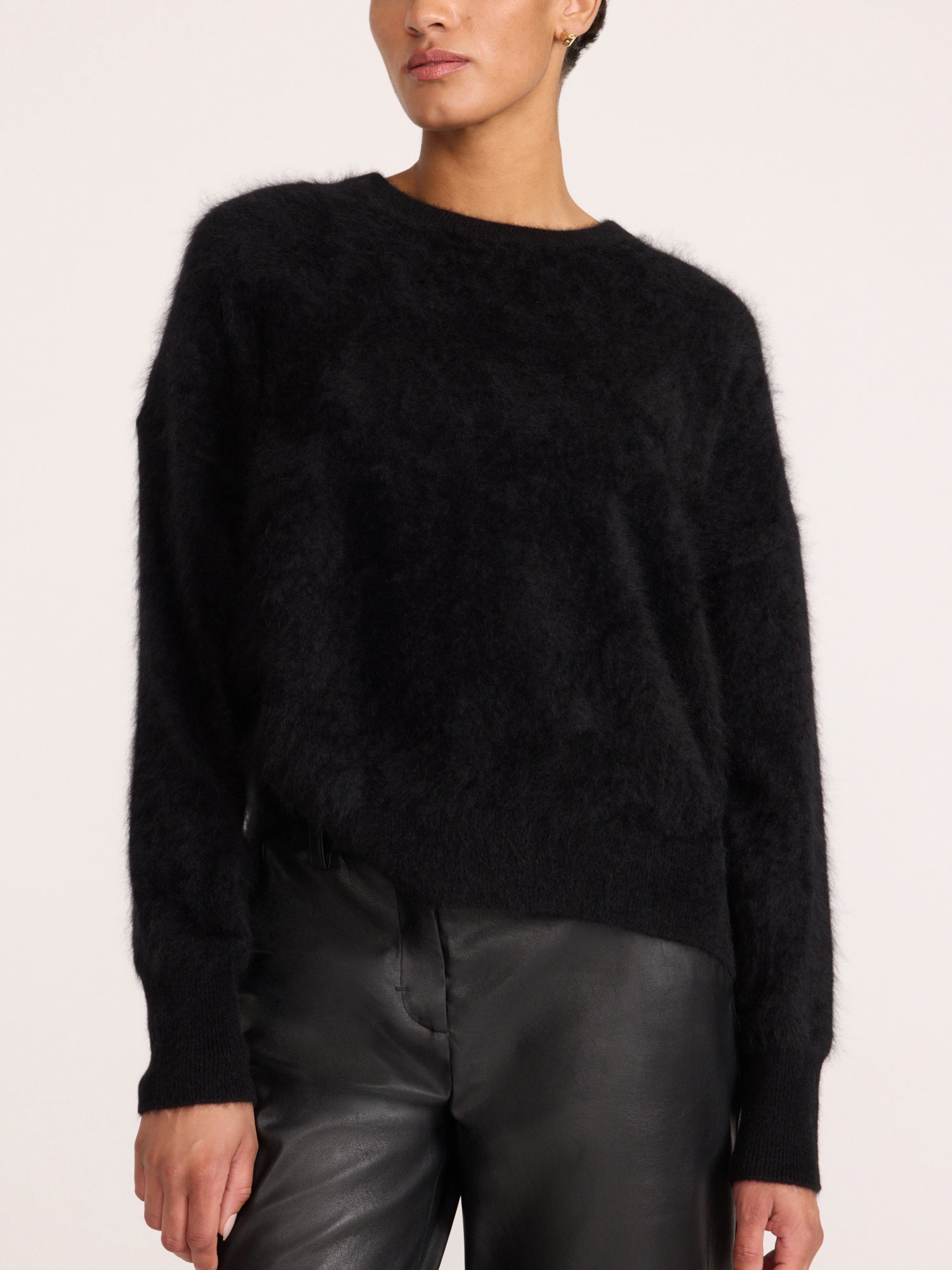 The Brushed Cashmere Bright Crew