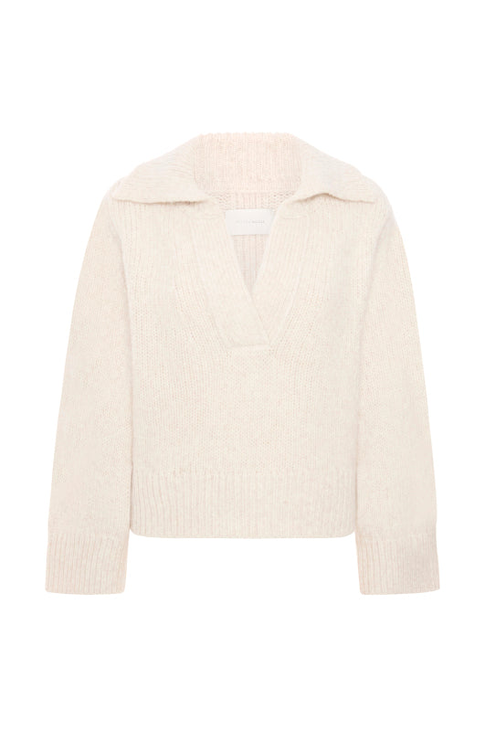 The Carson Pullover in Haze Mélange