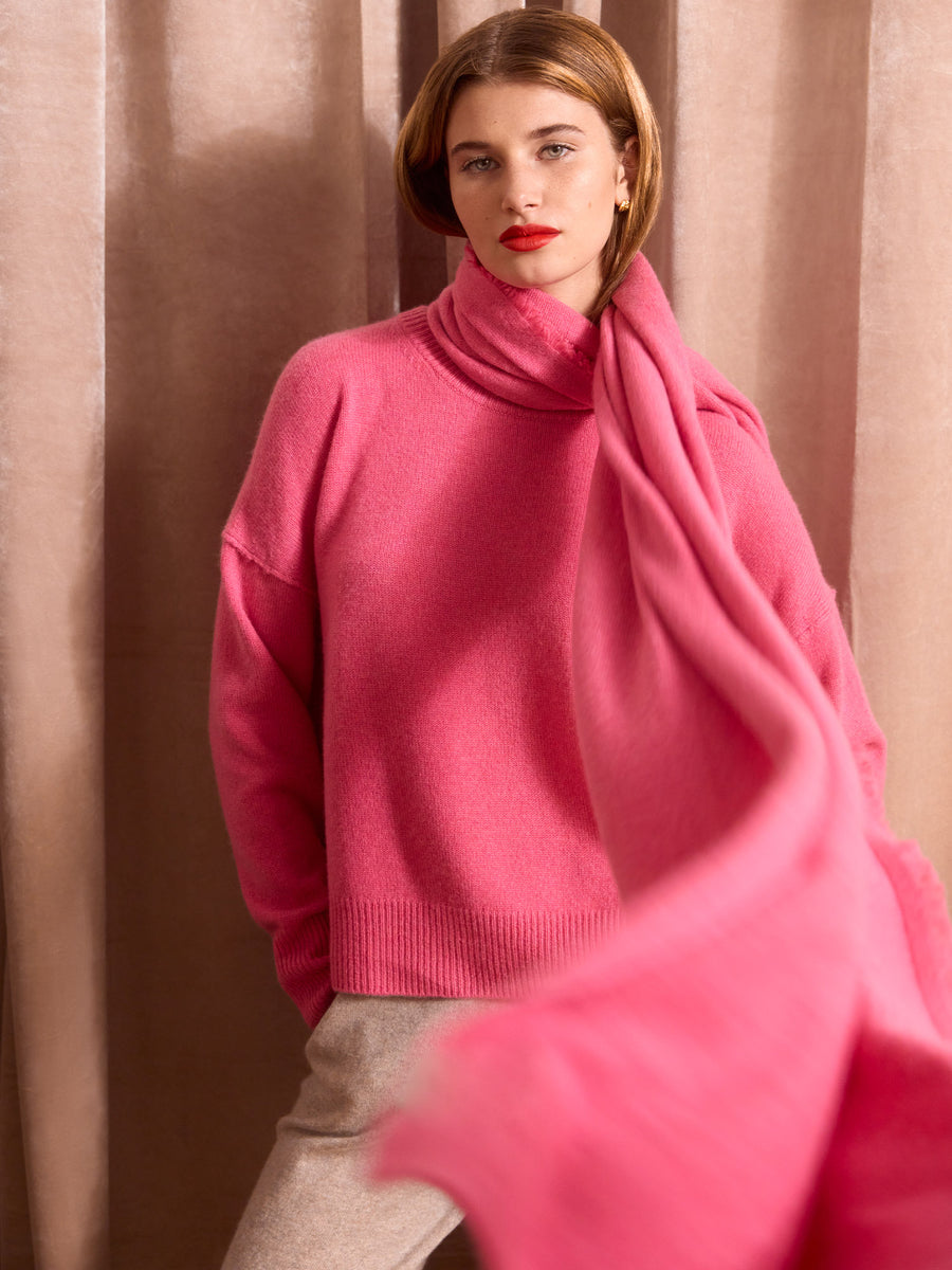 The Cashmere Fringe Wrap