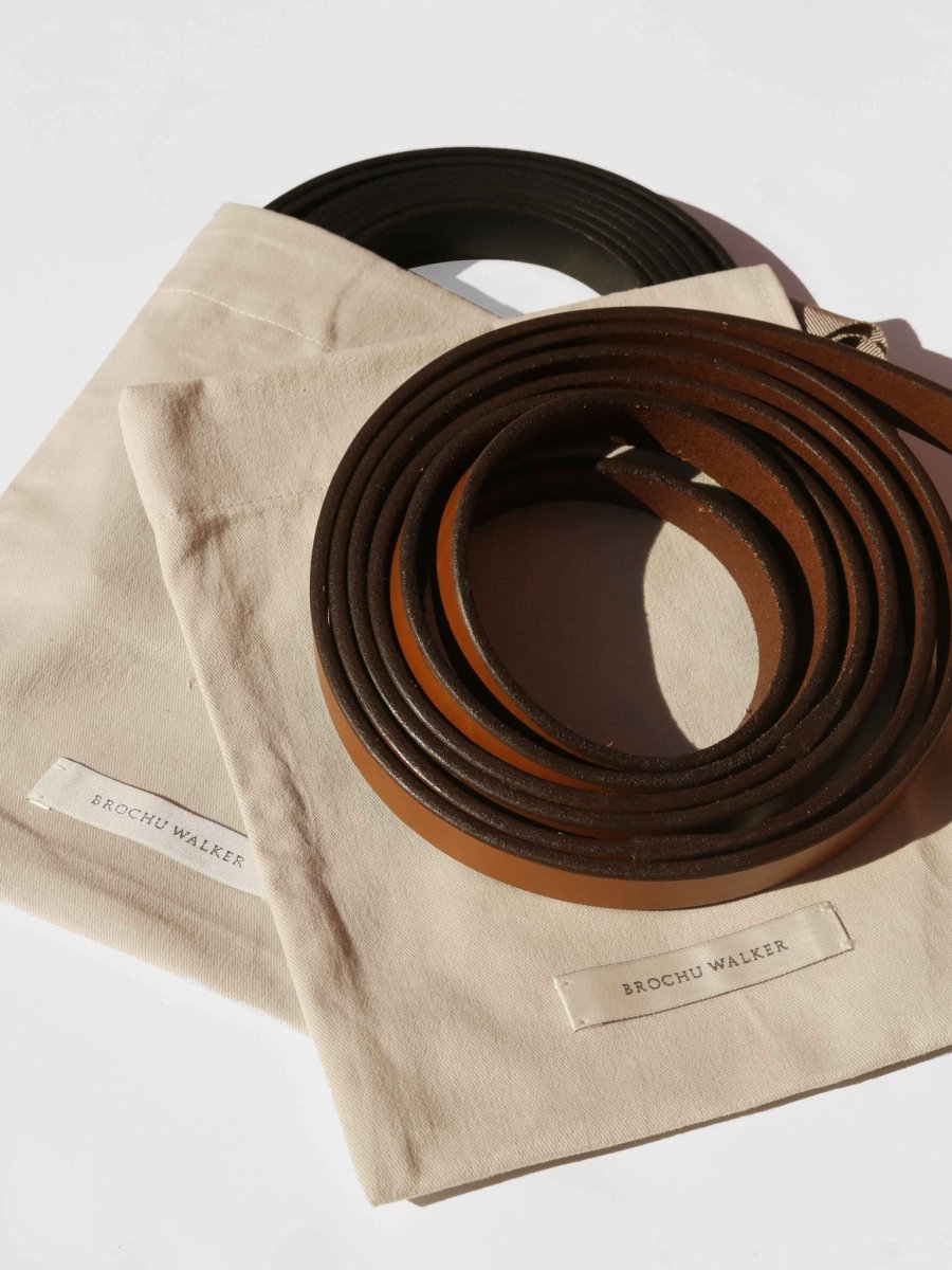 Wool Wrap Belt Ketra Brown main image 1
