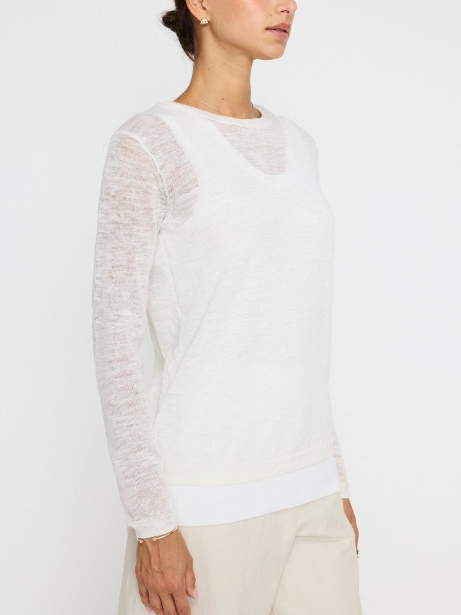 deres paper cotton sweater 白 15th デレス Dateryn V-Neck Sweater (7-14) | GUESS Factory