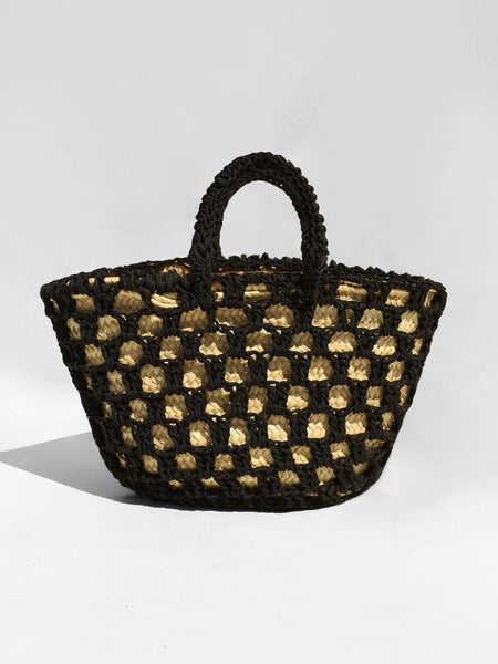 Women's Dune Basket Bag in Black| Brochu Walker
