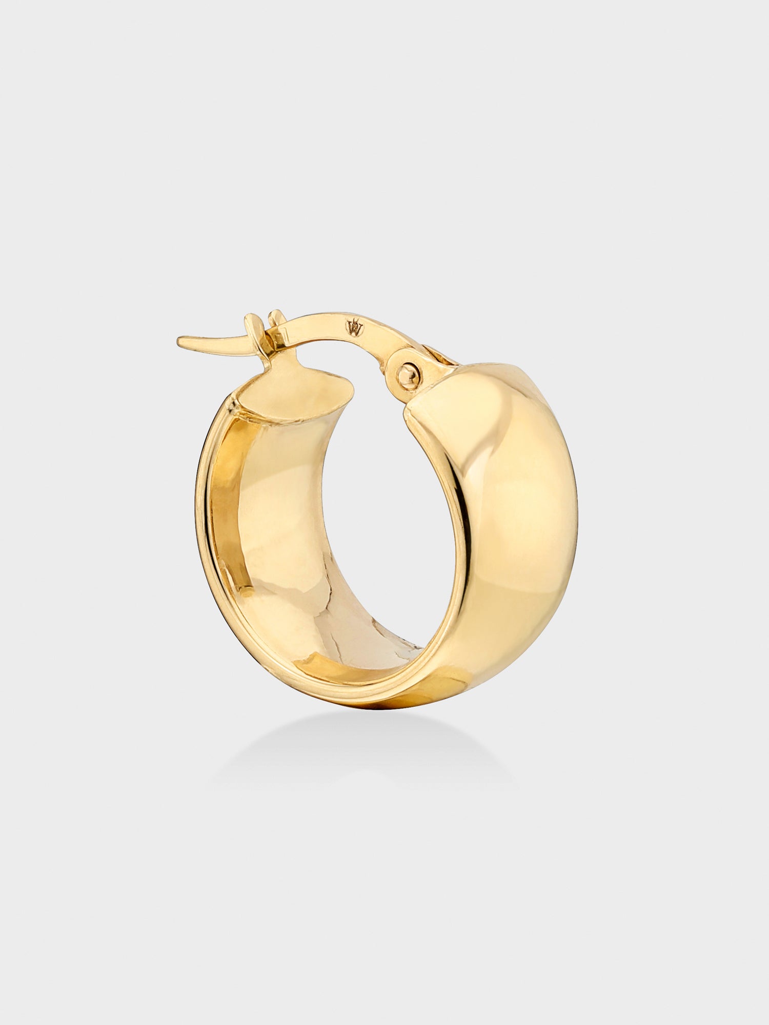 Icons Yellow Gold Mini Hoop Earrings