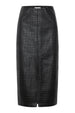 The Esme Croco Embossed Skirt