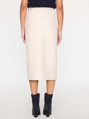 Esme white midi skirt back view