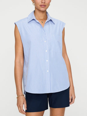 The Everyday Sleeveless Stripe Shirt