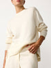 The Fenton Crewneck Fringe Cashmere Sweater