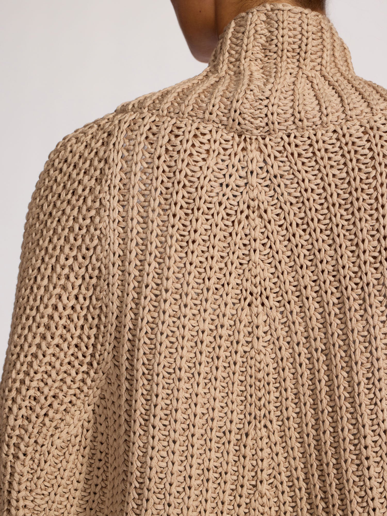 Women's Fida Handknit Shrug in Mocha | Brochu Walker