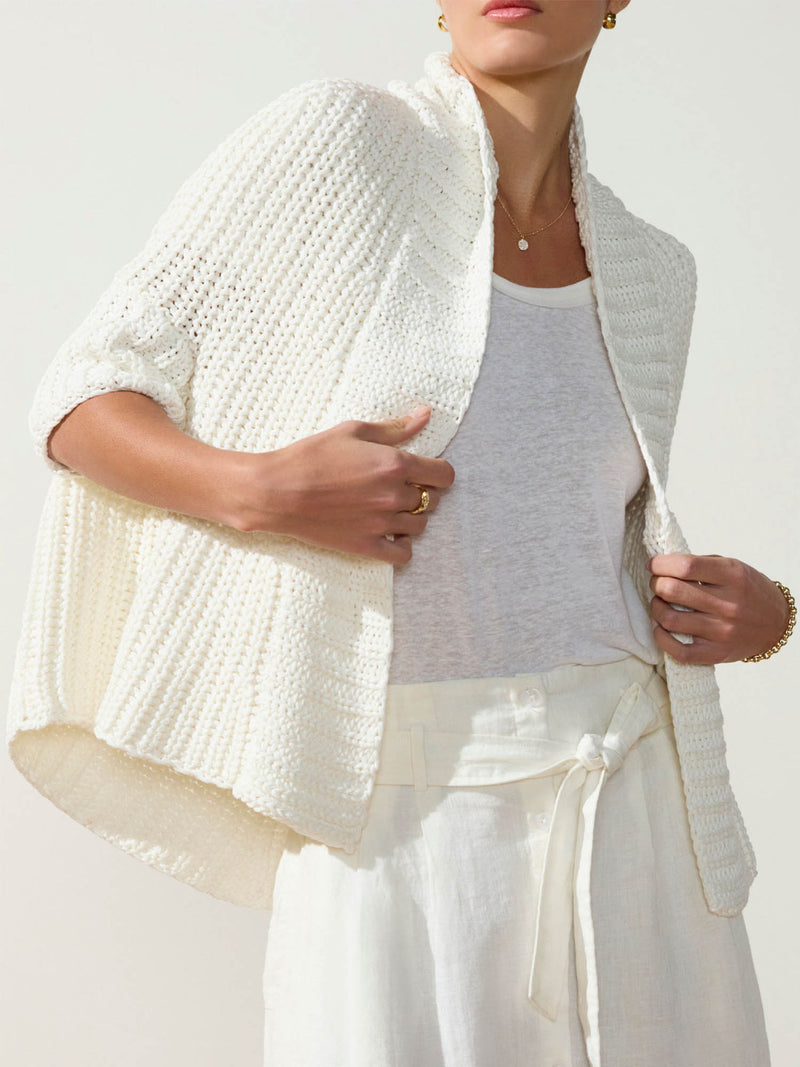 Fida Handknit Shrug