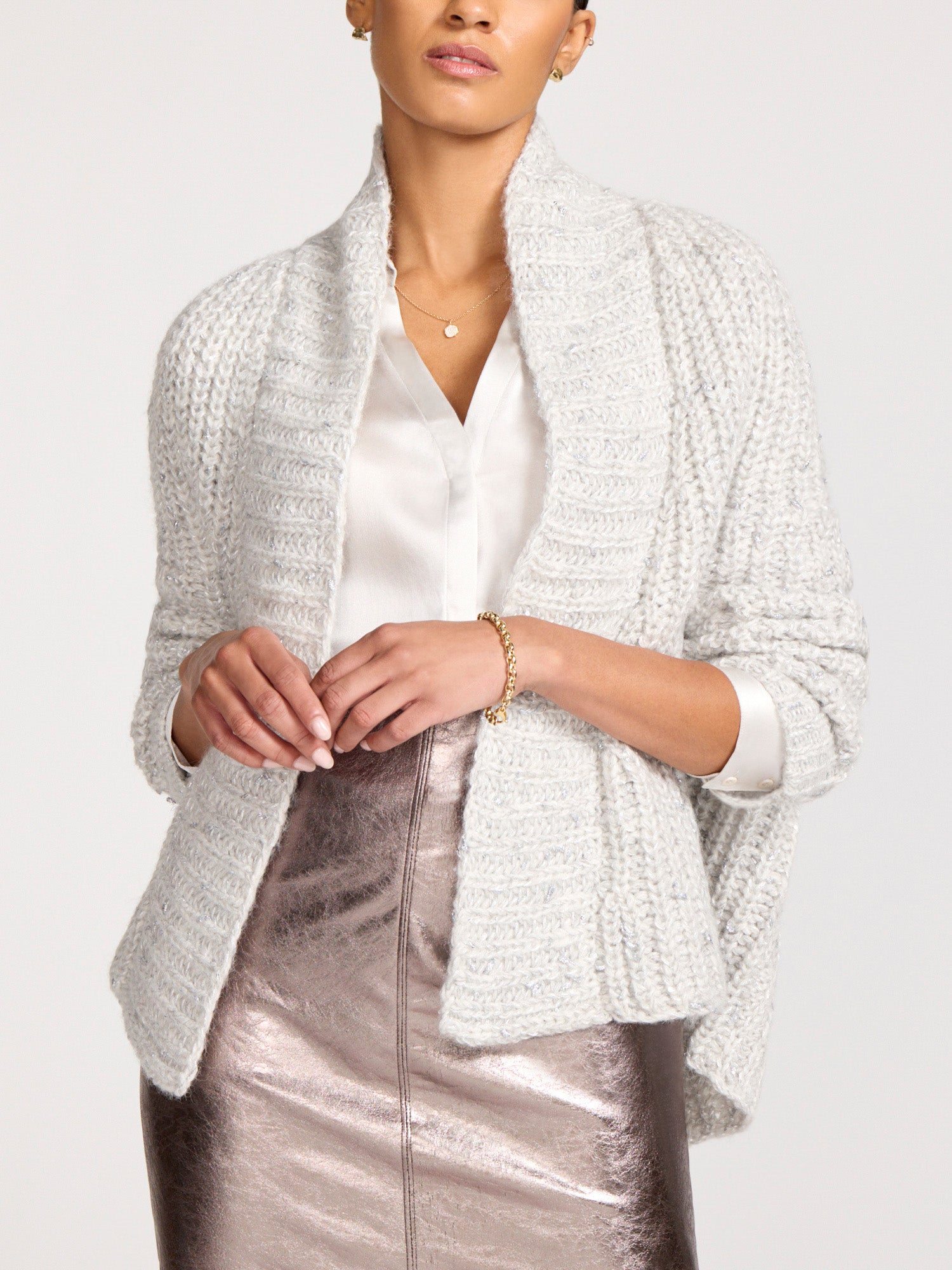 Women's Fida Handknit Cardigan in Echo Combo | Brochu Walker