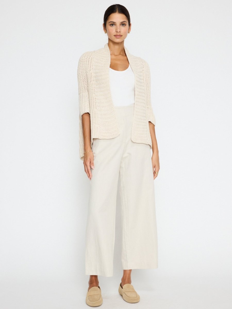 The Fida Handknit Shrug