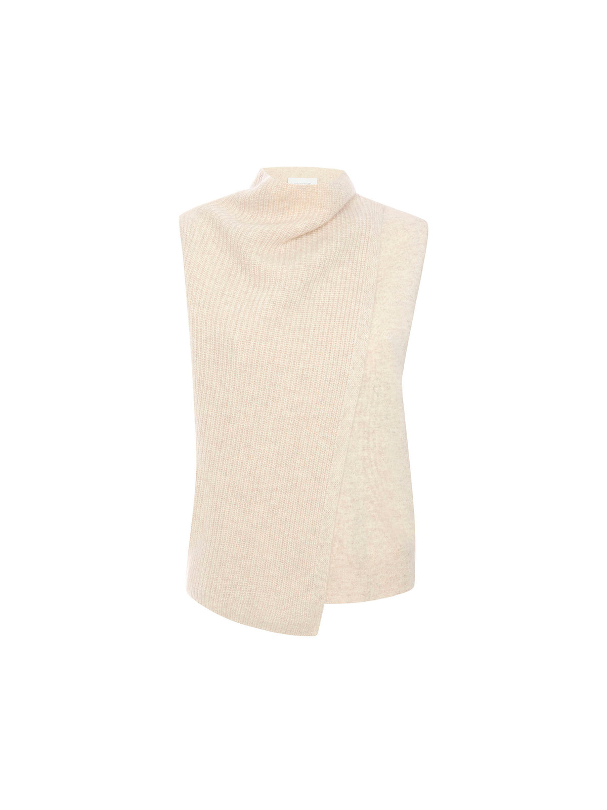 The Fio Cashmere Top in Stone Mélange
