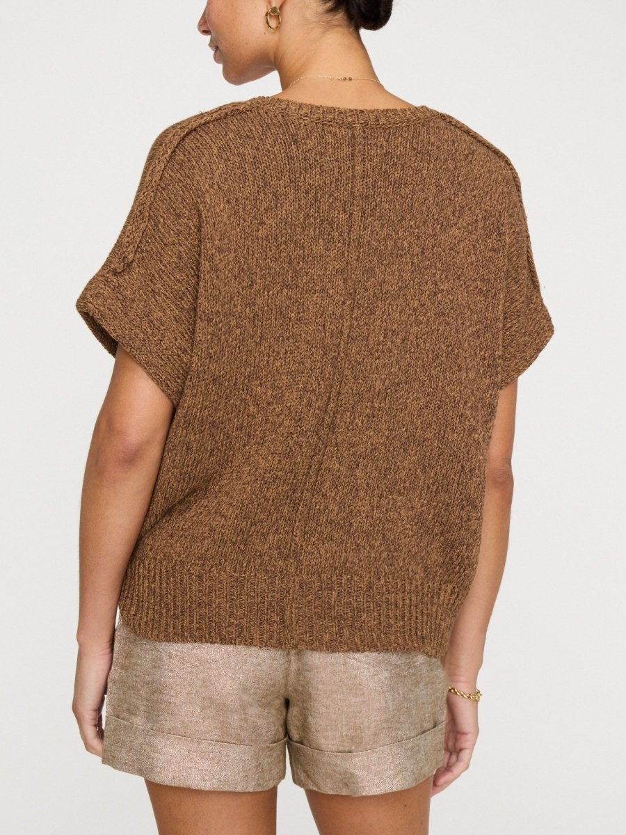 Women's Gaia Marled Tee in Terra Marl | Brochu Walker