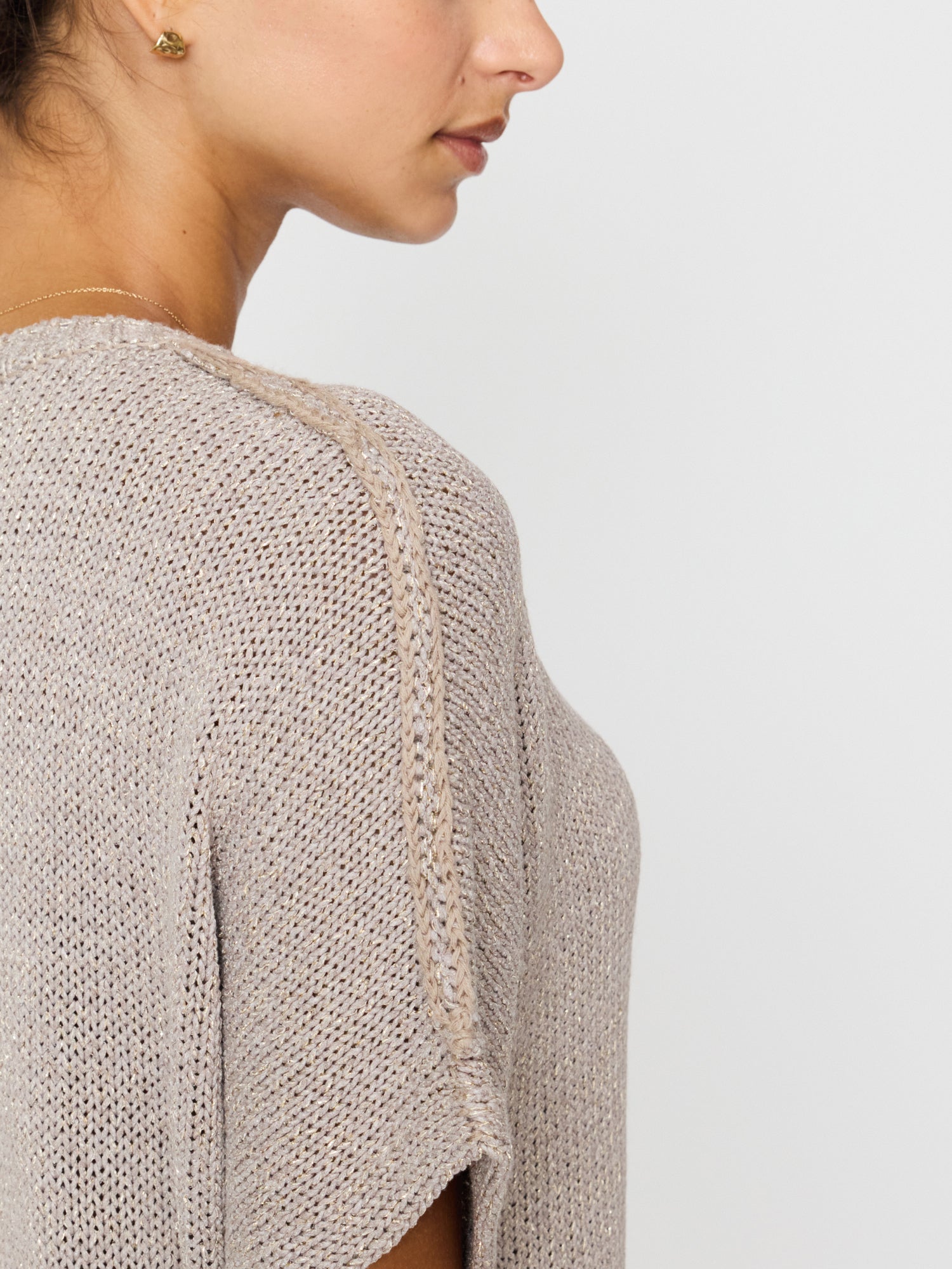 Luxury Moonstone Cashmere Tee | Brochu Walker